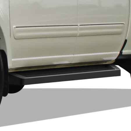 APS IB20RJA2B – 6-Inch Door-to-Door Black Running Boards – Pair