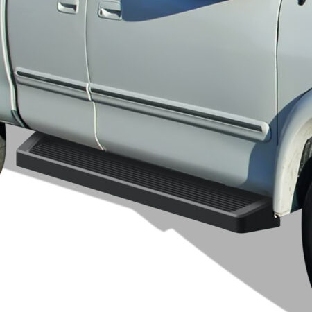 APS IB20RJF0B – 6-Inch Door-to-Door Black Running Boards – Pair