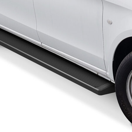 APS IB26RDJ6B – 6-Inch Door-to-Door Black Running Boards – Pair