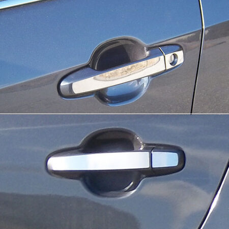 QAA DH12130 – Stainless Steel Door Handle Accent 8-Piece – Fits 2012-2014 Toyota Camry