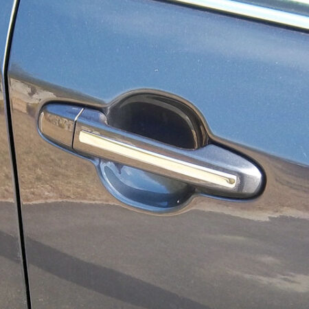 QAA DH12133 – Stainless Steel Door Handle Accent 4-Piece – Fits 2012-2014 Toyota Camry