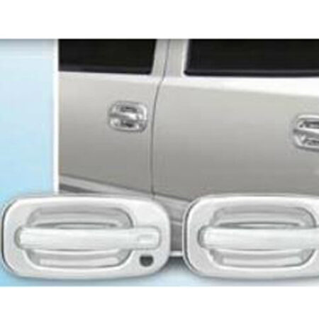 QAA DH39181 – Chrome ABS Door Handle Cover 4-Piece – Fits 1999-2005 Chevrolet Silverado