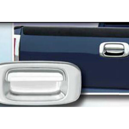 QAA DH39182 – Chrome ABS Tailgate Handle Cover 2-Piece – Fits 1999-2006 Chevy Silverado