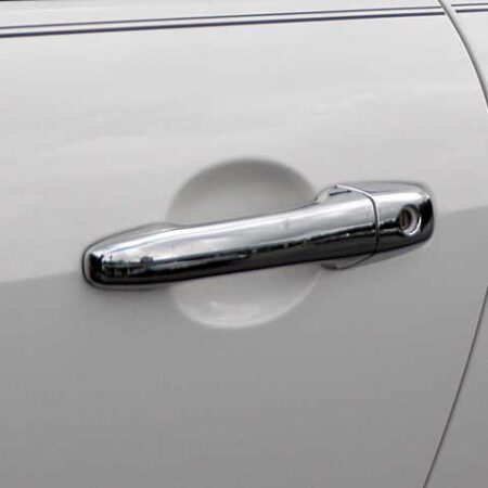 QAA DH45351 – Chrome ABS plastic Door Handle Cover 4-Piece – Fits 2005-09 Ford Mustang