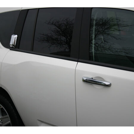 QAA DH51075 – Chrome plastic Door Handle Cover 6-Piece – Fits 2007-2016 Jeep Compass