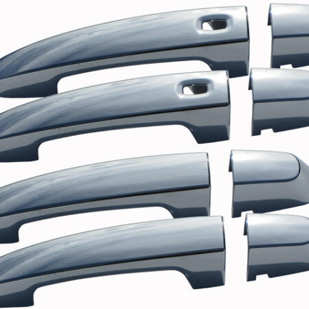 QAA DH54136 – Chrome ABS Door Handle Cover 8-Piece – Fits Chevrolet GMC