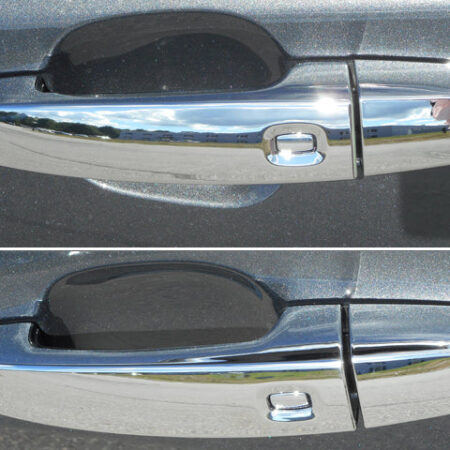 QAA DH54137 – Chrome ABS Door Handle Cover 8-Piece – Fits Chevrolet GMC