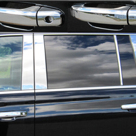 QAA DH54195 – Chrome ABS Door Handle Cover 8-Piece – Fits Cadillac Chevrolet GMC