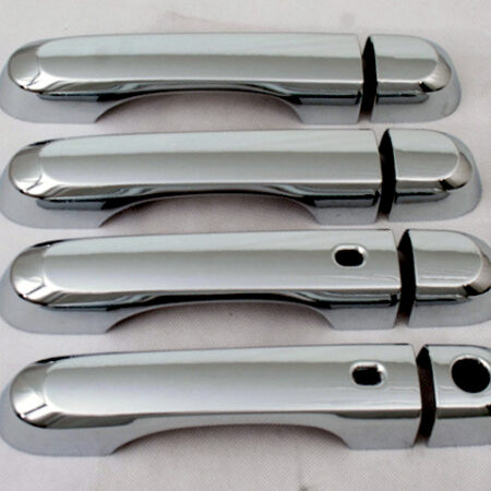 QAA DH55071 – Chrome ABS Door Handle Cover 8-Piece – Fits 2015-2023 Jeep Renegade