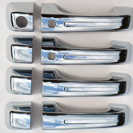 QAA DH59936 – Chrome ABS Door Handle Cover 8-Piece – Fits 2019-2023 Ram Trucks Ram