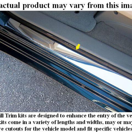 QAA DS37780 – Stainless Door Sill Trim 2-Piece – Fits 1997-1998 Chrysler Sebring