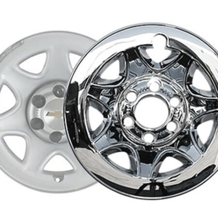 QAA HUB54181 – Chrome ABS Wheel Cover Hub Cap 4-Piece – Fits 2014-2016 Chevy Silverado