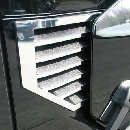 QAA HV43002 – Stainless Steel Cowl Vent Accent 2-Piece – Fits 2003-2006 Hummer H2