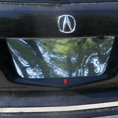 QAA LP27297 – Stainless License Plate Bezel 1-Piece – Fits 2007-2013 Acura MDX