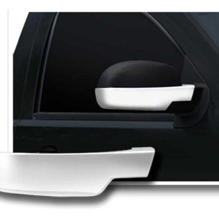 QAA MC58165 – Chrome ABS Mirror Cover, Top Half Only, 4-Piece – Fits Chevrolet Traverse 2018-2021,