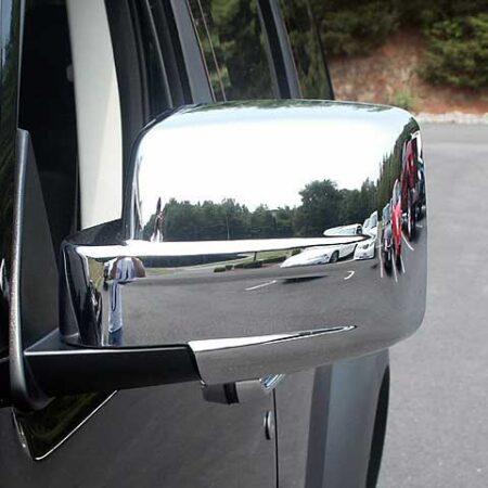 QAA MC47940 – Chrome ABS plastic Mirror Cover 2-Piece – Fits Dodge Nitro Jeep Liberty