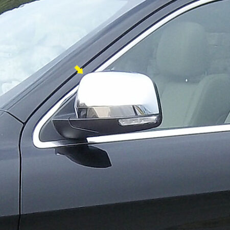 QAA MC51080 – Chrome ABS Mirror Cover 2-Piece – Fits Jeep Grand Cherokee Dodge Durango