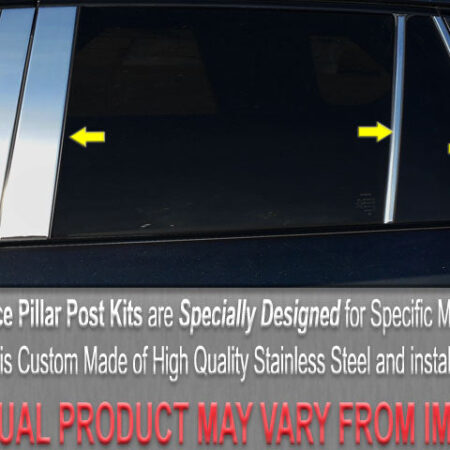 QAA PP10352 – Stainless Steel Pillar Trim 8-Piece – Fits 2010-2015 Hyundai Tucson