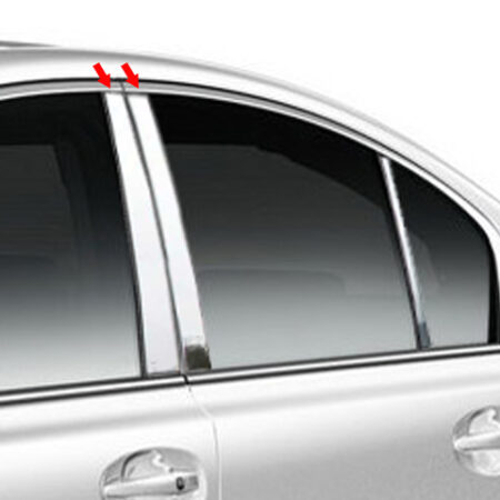 QAA PP10445 – Stainless Steel Pillar Trim 4-Piece – Fits 2010-2014 Subaru Legacy