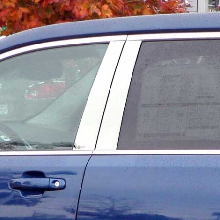 QAA PP50275 – Stainless Steel Pillar Trim 4-Piece – Fits 2010-2017 GMC Terrain