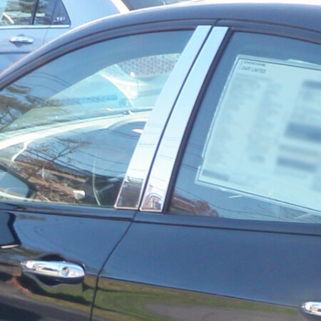 QAA PP53905 – Stainless Steel Pillar Trim 4-Piece – Fits 2013-2016 Dodge Dart
