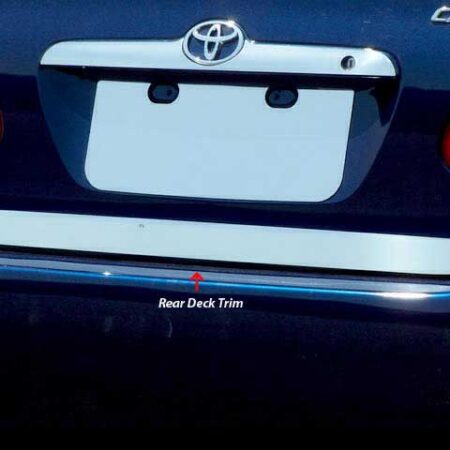 QAA RD24112 – Stainless Steel Rear Deck Accent 1-Piece – Fits 2003-2008 Toyota Corolla