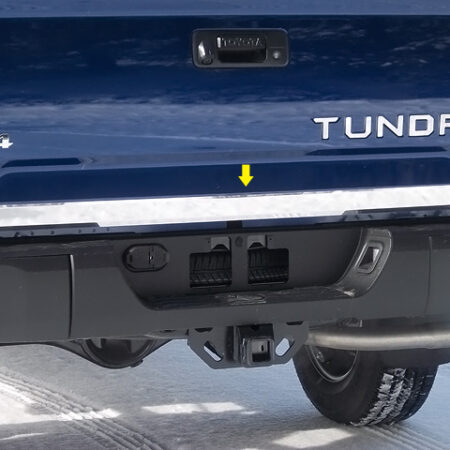 QAA RT14145 – Stainless Steel Tailgate Accent 1-Piece – Fits 2014-2020 Toyota Tundra