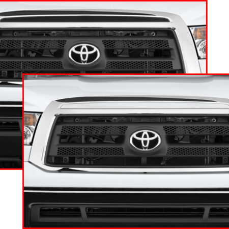 QAA SG10145 – Stainless Steel Grille Accent 1-Piece – Fits 2010-2013 Toyota Tundra