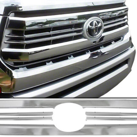 QAA SGC14143 – Chrome ABS plastic Grille Overlay 6-Piece – Fits 2014-2017 Toyota Tundra