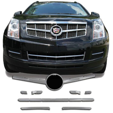 QAA SGC50260 – Chrome ABS plastic Grille Overlay 7-Piece – Fits 2010-2014 Cadillac SRX