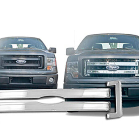 QAA SGC53308 – Chrome ABS plastic Grille Overlay 4-Piece – Fits 2013-2014 Ford F-150