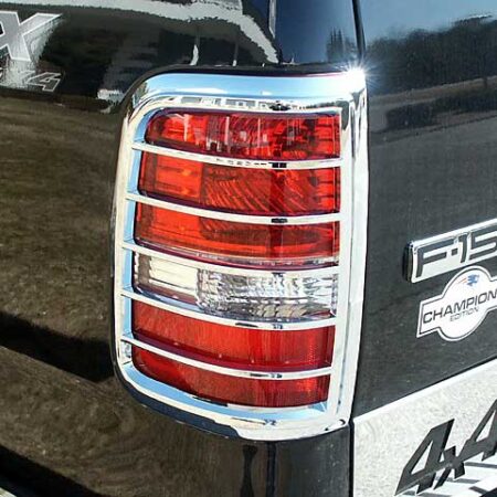 QAA TL44308 – Chrome ABS Tail Light Bezels 2-Piece – Fits 2004-2008 Ford F-150