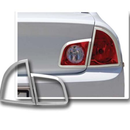 QAA TL48105 – Chrome ABS Tail Light Bezels 4-Piece – Fits 2008-2012 Chevrolet Malibu