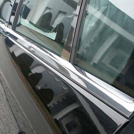 QAA WS25665 – Stainless Steel Window Sill Trim 4-Piece – Fits 2005-2010 VW Jetta