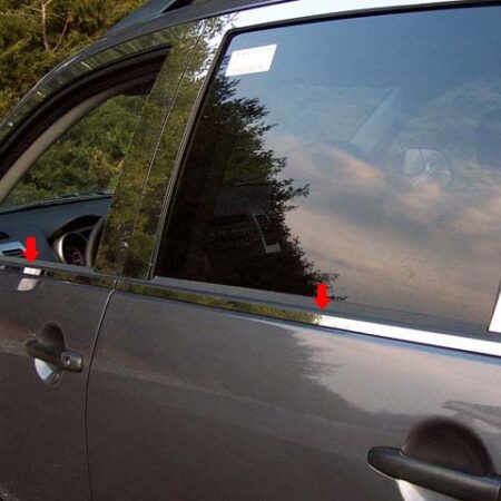 QAA WS27010 – Stainless Window Sill Trim 4-Piece – Fits 07-09 Mitsubishi Outlander