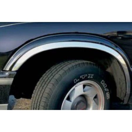 QAA WZ34190 – Stainless Steel Fender Trim 4-Piece – Fits 1994-2004 Chevrolet S-10