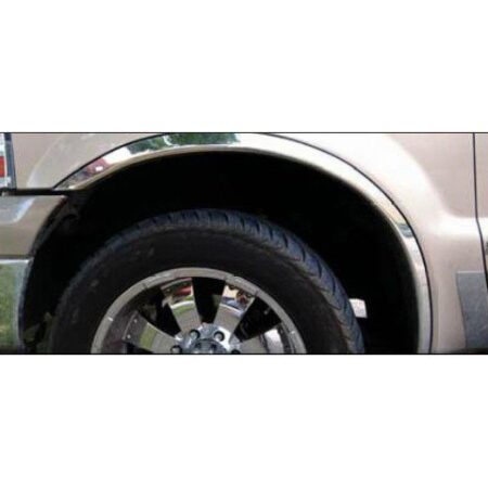 QAA WZ39320 – Stainless Steel Fender Trim 4-Piece – Fits 1999-2007 Ford Super Duty