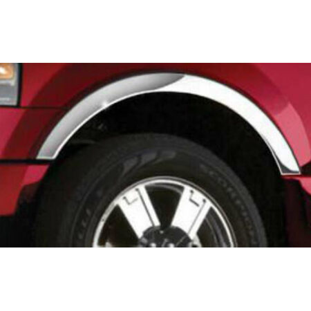 QAA WZ43383 – Stainless Steel Fender Trim 4-Piece – Fits 2003-2006 Ford Expedition