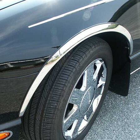 QAA WZ43670 – Stainless Steel Fender Trim 4-Piece – Fits 2003-2006 Ford Thunderbird