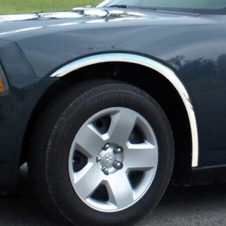 QAA WZ46910 – Stainless Steel Fender Trim 4-Piece – Fits 2006-2010 Dodge Charger