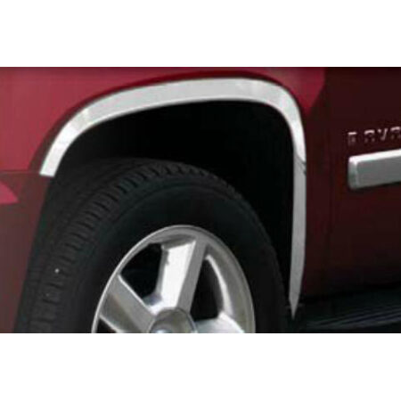 QAA WZ47186 – Stainless Steel Fender Trim 4-Piece – Fits Chevrolet Avalanche GMC Yukon